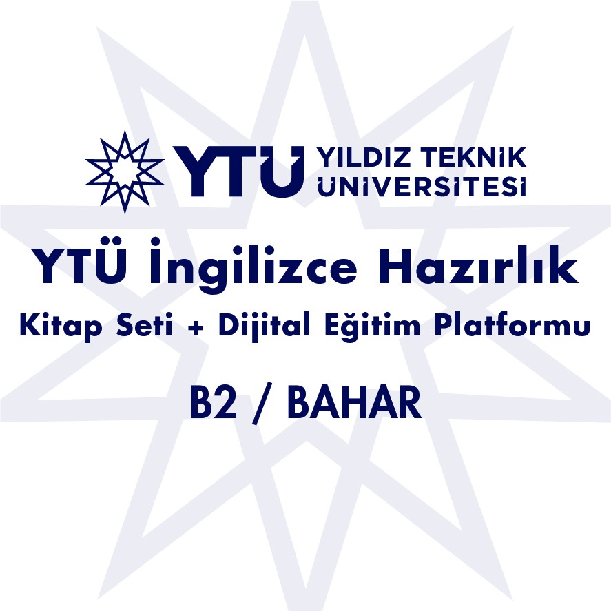 YTÜ İngilizce Hazırlık Kitap seti + Dijital Eğitim Platformu  B2 / BAHAR