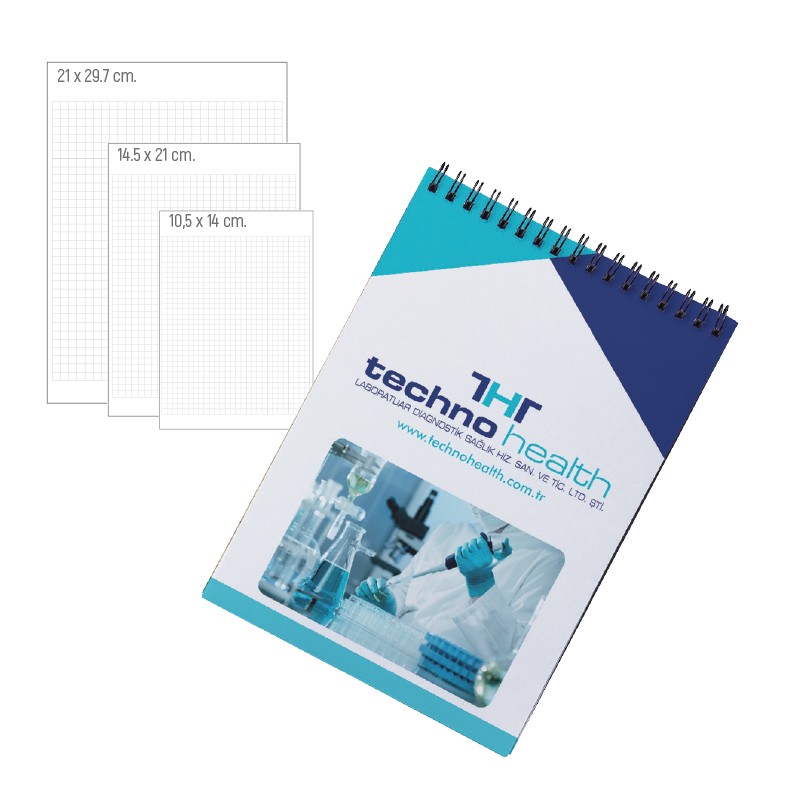 KP02119-1016 Üstten Spiralli Bloknot