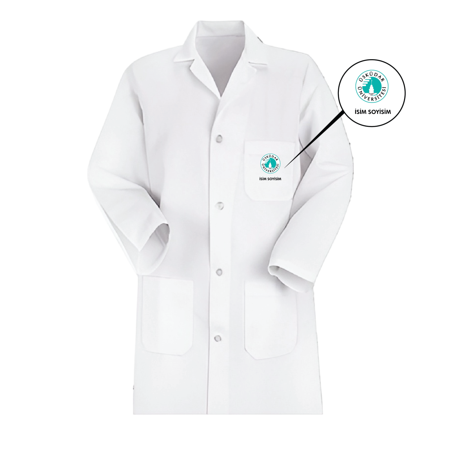 Üsküdar Üniversitesi Kadın Kalıp Önlük