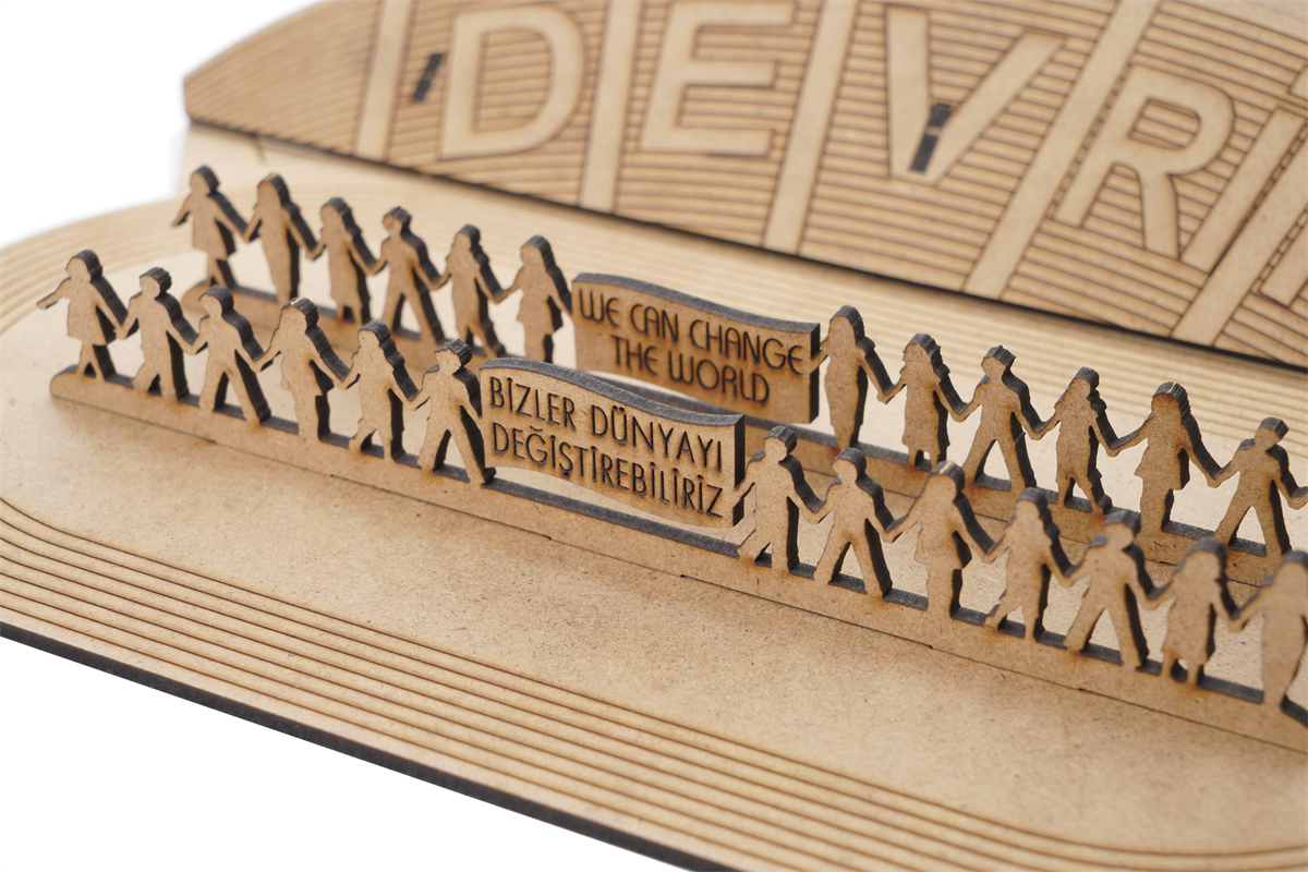 3 Boyutlu Ahşap Lazer Kesim Maket