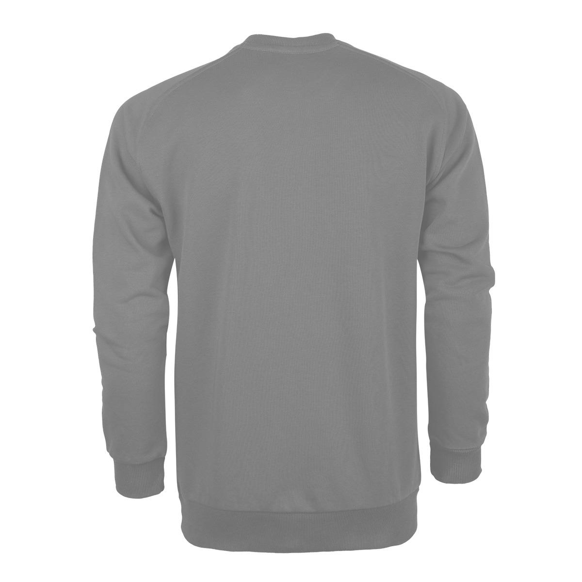 ODTÜ Logolu Sıfır Yaka Çocuk Sweatshirt (Gri)